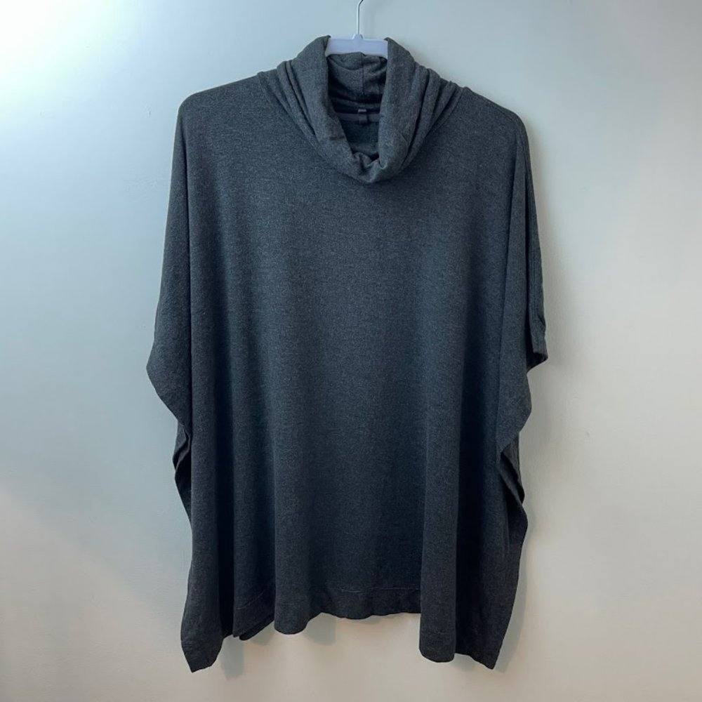 Lou & Grey for Loft Signature Soft Cowl Neck Poncho Pullover